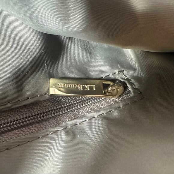 L.K. Bennett Brown Leather Suede Shoulder Bag Tote Slouchy Classic Elegant - Picture 5 of 13